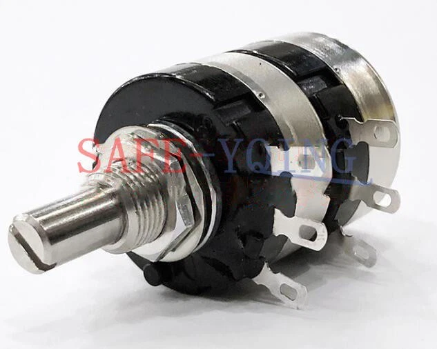 ONE NEW TYPE RV24YG 20S B104 100KΩX2 COSMOS TOCOS POTENTIOMETER DUAL TURN - Image 1 of 2