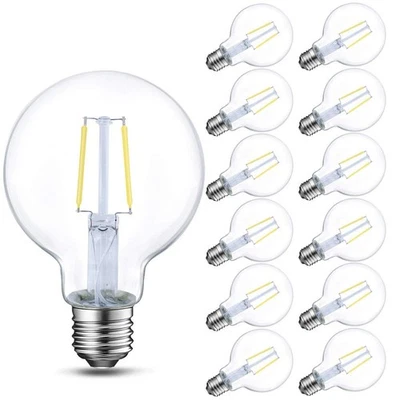 Energetic 12-Pack LED Globe G25 Dimmable Edison Light Bulb, 40 Watt Equivalen... - Image 1 of 4