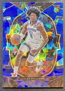 2022-23 Select Jalen Williams Blue Cracked Ice RC #90 - Picture 1 of 2