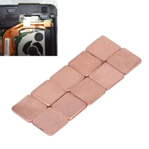Lot De 20 Cales De Dissipateur Thermique En Cuivre 15 X 15 Mm Pour Processeur Gr - Zdjęcie 1 z 18
