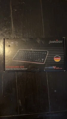 Perixx PERIBOARD-422 Mini Keyboard USB-C, Wired, Black, US English Layout - Image 1 of 4