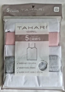 Tahari Girl Camis, Tag-Free! 5 Camis, Girl Tank Top, Size 2T - 4T NIP - Picture 1 of 2