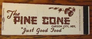 FULL LENGTH: PINE CONE (CARSON CITY, NEVADA) -G10 - Picture 1 of 1