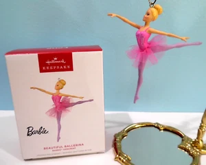 MIB 2024 Hallmark Keepsake Beautiful Ballerina Barbie Ornament - Picture 1 of 5
