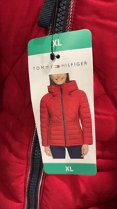 Tommy Hilfiger Ladies' Quilted Mixed Media Jacket - (Select Size: S-XXL) - Picture 1 of 6