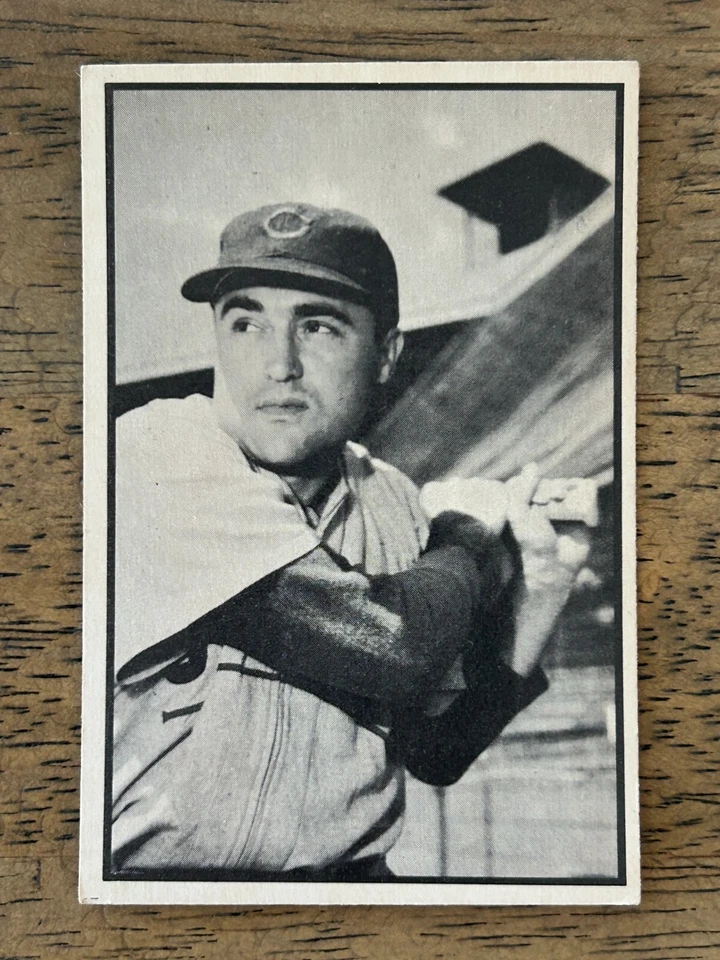 Bob Ramazotti 1953 Bowman Black & White Baseball #41 Chicago Cubs EX NICE! - Image 1 of 2