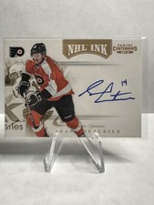 2011-12 Panini Playoff Contenders NHL Ink GoldSean Couturier /25 Rookie Auto RC