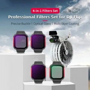 Lens Filters Set CPL ND16 ND64 ND128 Multi Coated HD Optical Glass for DJI FLIP - Picture 1 of 16