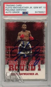 Floyd Mayweather Jr 2010 Ringside Red Round 1 Autograph Card #17 PSA/DNA 10 - Picture 1 of 1