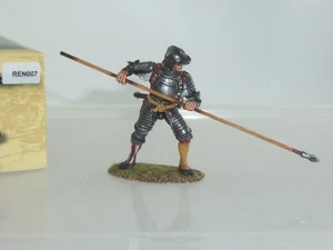 FIGURA FIRST LEGION REN007 SOLDADO ALEMÁN LANDSKNECHT LUCHANDO CON LUCIO ABAJO - Imagen 1 de 2