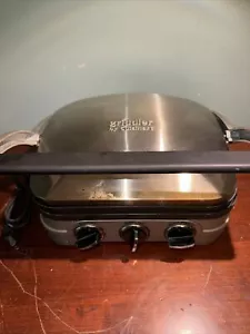 Cuisinart GR-4N Indoor Grill Griddler Panini Press Tested! Works Great! (H) - Picture 1 of 5