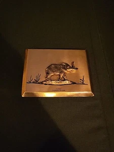 Vintage Copper Crafts Ltd Sambia dekorative Plakette Elefant Loxodonta Africana - Bild 1 von 9