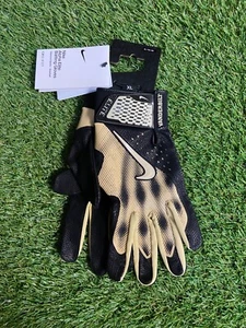Nike Vanderbilt Commodores Team Issue Alpha Elite Batting Gloves XL FB4187-008 - Picture 1 of 5