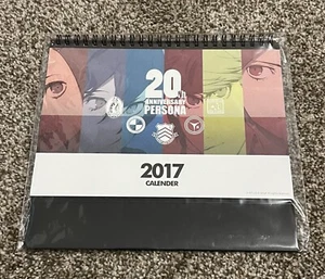 Persona 20th Anniversary 2017 Kalender RAR Atlus Limited Sammler Promo - Bild 1 von 2