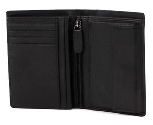 Cartera monedero strellson Carter Jamison BillFold V8 negra nueva - Imagen 1 de 4
