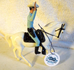 1950's LONE RANGER on Silver HARTLAND 500 series Western Rider complete set #5,6 - Picture 1 of 5