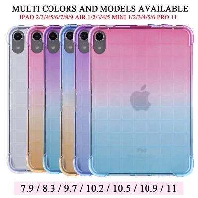 For iPad 5/6th 7th 8th 9th Gen Pro 11" 1st 2nd 3rd 4th Gen Shockproof Case Cover - Image 1 of 4