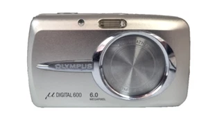 Olympus Mju U 600 6.0MP Digital Camera - Silver (O11) - Picture 1 of 8