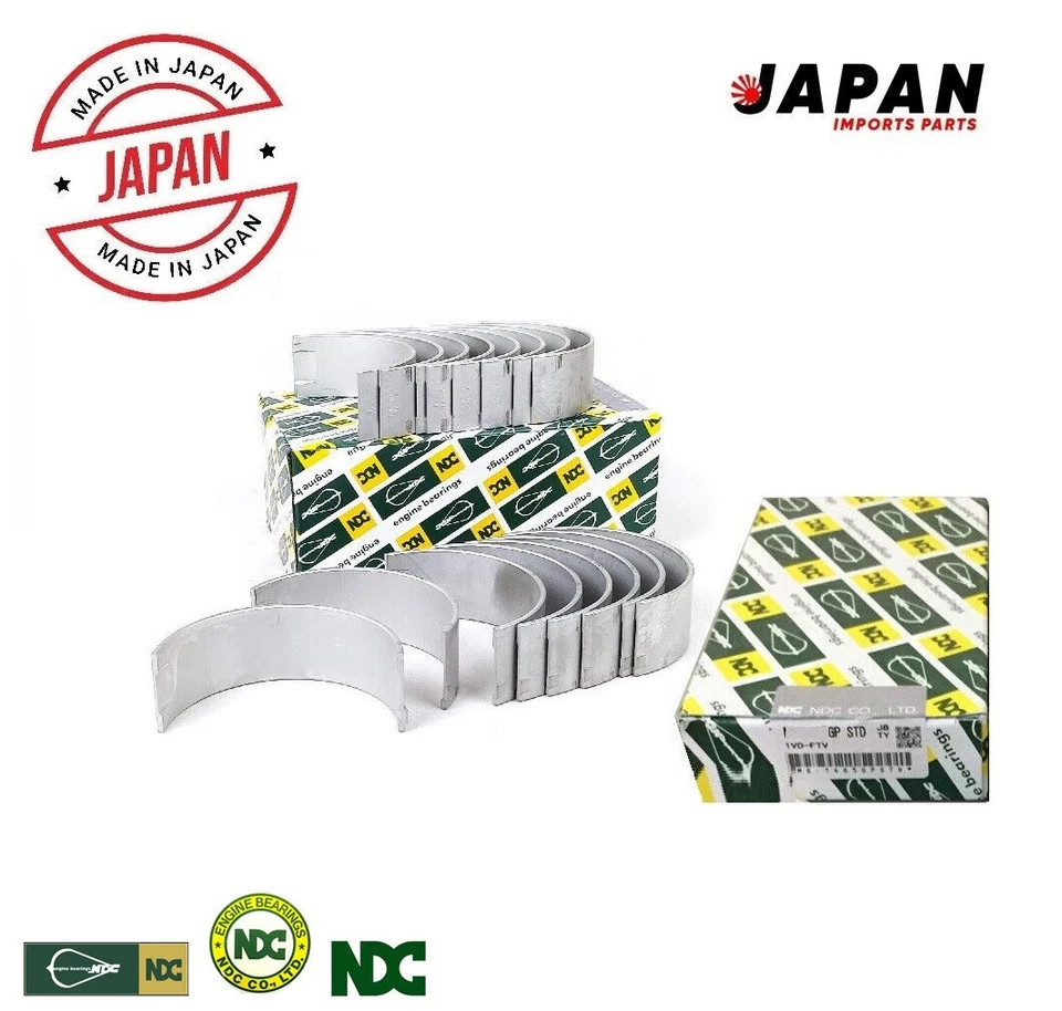 Rodamientos principales y de varilla NDC para Corolla 71-82 2T 3T hechos en Japón Foto 1 de 1