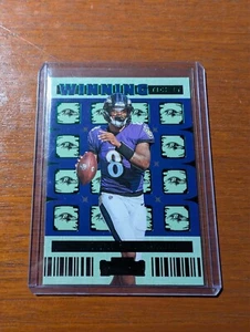 Lamar Jackson Winning Ticket Emerald 2022 Panini Contenders Football # WT-LJA - Bild 1 von 2