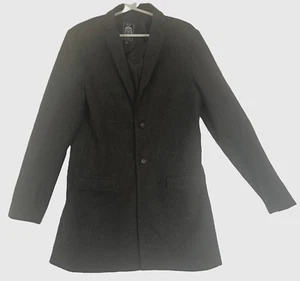 Abrigo Chaqueta RDX Para Hombre Mezcla Lana Talla S Gris Carbón Vestido Inteligente Abrigo - Imagen 1 de 13