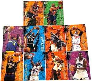 1994-95 Fleer Ultra Basketball Ultra Power conjunto completo de 10 tarjetas en relieve, Shaq - Imagen 1 de 2