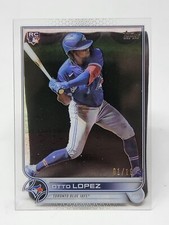 Otto Lopez 2022 Topps Series 2 Clear Acetate 1/10 Rookie Card 422
