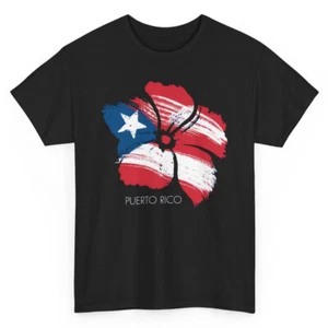Puerto Rico Flag T-shirt - Patriotic Novelty Graphic Tee - Picture 1 of 33