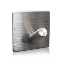 Heavy Duty 304 Stainless Steel Hook Self Adhesive Clothes Bag Hanger Hooks P
