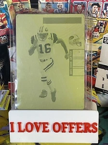 BRAD SMITH ROOKIE 1/1 PRESS PLATE YELLOW 2006 PLAYOFF CONTENDERS RARE STORE MORE - Picture 1 of 6