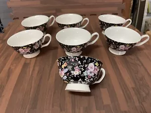 Stechol gracie bone china Teacup & plate Set “Floral Chintz” - Picture 1 of 11