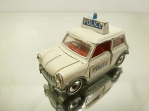 DINKY TOYS 250 MINI AUSTIN COOPER POLICE - WHITE 1:43 - FAIR CONDITION - 189 - Imagen 1 de 8
