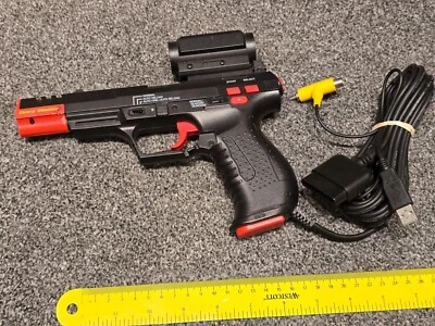 SONY PLAYSTATION 1 2 PS1 PS2 LIGHT GUN PISTOL BLASTER GAME CONTROL G-Con Shooter - Image 1 of 2