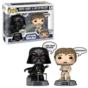 Funko Pop! Star Wars: Darth Vader y Luke Skywalker paquete de 2 - Soy tu padre - Imagen 1 de 3