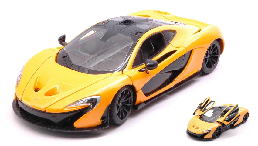 Modellino auto scala 1:24 Rastar  MC LAREN P1 2017 YELLOW 1:24 diecast modell... - Immagine 1 di 1