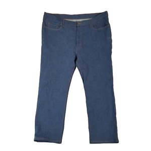 MTailor Jeans men's 44x29 relaxed straight custom-made blue stretch denim pants - Picture 1 of 12