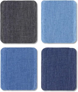 Iron-On Jean Patches Repair Kit. inside & Outside. Made with the Strongest Glue, - Picture 1 of 9