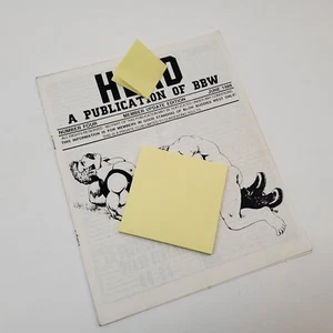 June 1988 #4 HEAD BLOW BUDDIES WEST Publication SF Gay Interest Bathhouse Zine - Picture 1 of 6