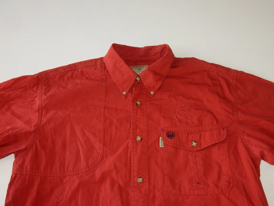 Beretta Men's Button Front Shirt Size L Gilchrist Club - Image 1 of 4
