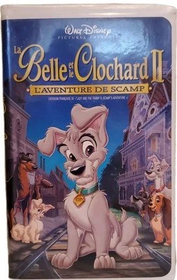 Disney Movie VHS, La Belle et Le Clochard II L'aventure De Scamp  - Image 1 of 3