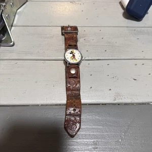 Vintage Mickey Mouse Uhr 1970 Ingersoll - Timex Disney mechanisch FUNKTIONIERT SUPER - Bild 1 von 13