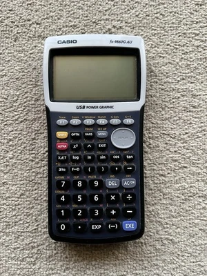 Casio fx-9860G AU Graphics Calculator- Faulty - Image 1 of 4