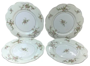 4 Theodore Haviland New York Rosalinde Dinner Plates America 10 1/2" - Picture 1 of 8