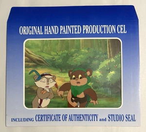 STAR WARS EWOKS Original handbemalt Produktion Cel WICKET WARRICK & LATARA IV - Bild 1 von 7