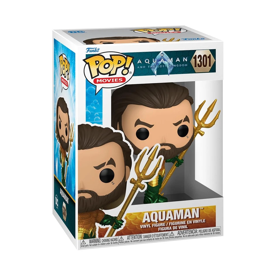 Funko Pop! Movies: DC - Aquaman Hero Suit - Figura de Vinilo Coleccionable - Ide - Imagen 1 de 4