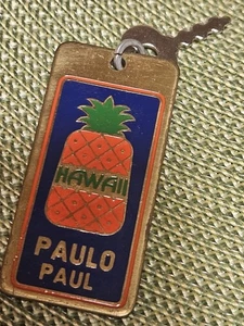 Paul Name in Hawaiian PAULO Hawaii Travel Souvenir Keychain Key Ring - Picture 1 of 3