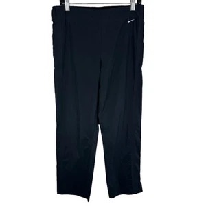 Pantalones deportivos ligeros Nike negros cintura elástica pierna recta talla M - Imagen 1 de 8