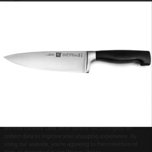 🤎BUY 2 GET 1 FREE  Zwilling Four Star 7 inch Chef's Knife, Retail $129.95 - Picture 1 of 8
