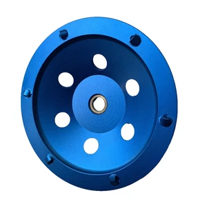 7" Diamond cup wheel 6 big PCD for concrete heavy coating removal 7/8-5/8” Hole - Picture 1 of 3
