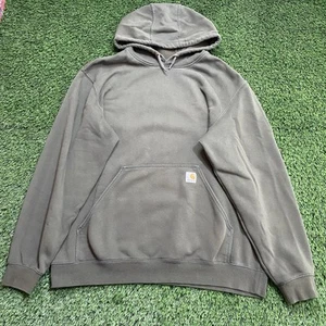 Carhartt Original Fit Sweatshirt Work Wear Men’s Green Hoodie Size XL K121 316 - Picture 1 of 9